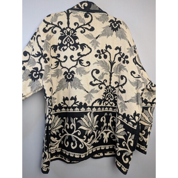 VTG Fashion Bug Womens 22/24W Southwest Aztec Cotton Tribal Coat Blanket Jacket - Picture 14 of 16